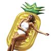 2022 Iatable Ananas Riesen Pool Floats Schwimmring Sommer Großes Float Floß Poolzubehör Luftmatratze Strand Pool Spielzeug