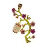 Rhinestone Lantern Plum Bossom Brooches For Women Vintage Chinese Feng Design Pin Colors Avaialble
