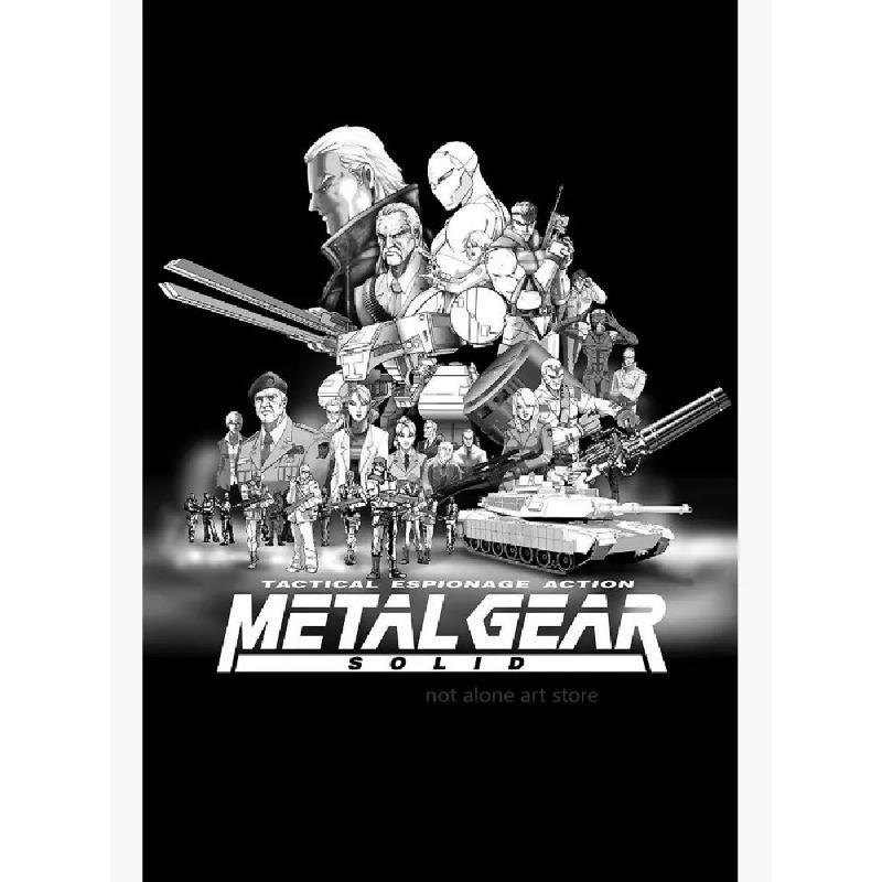 Poster Art Seria Metal Gear Solid - Print pe Pânză Decor de Perete pentru Entuziaștii Jocurilor