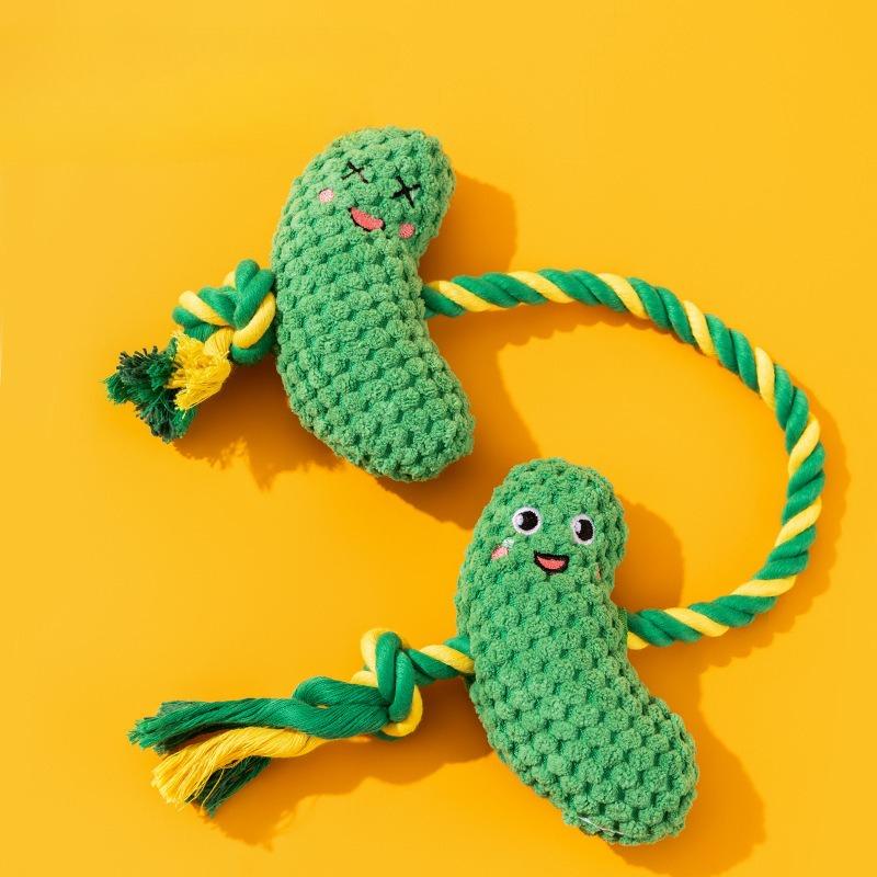 Dogs Tooth Chew Toy Indestructible Bite Resistant Small Medium Dog Chew Squeak Toy Interactive Plush Toy Pet Products