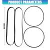 Rubber Belt Set Specifically For CT W606 Tape Recorder Mechanism Restoration Motor Drive Belts Replacement