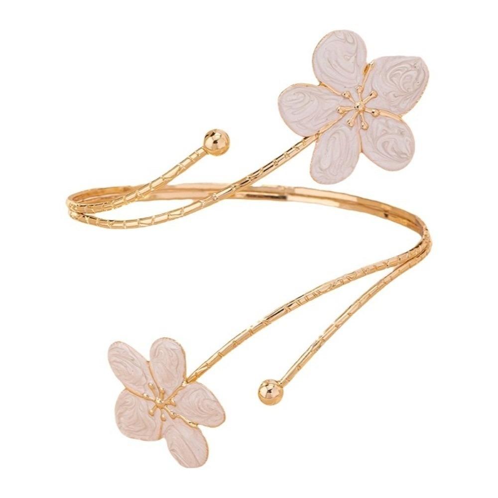 Buntes offenes Armreif Drip Oil Armband Feenblumen Armband Mädchen