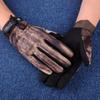 Men's Camouflage Tactical All-Finger Gloves High Quality Durable Construction Stylish Design Practical Function Practical Daily Use