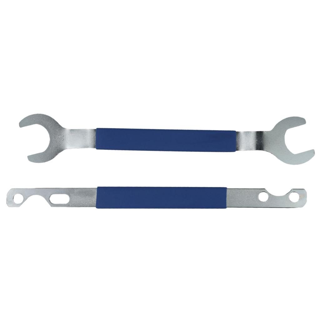 2 Stück Autoreparatur Lüfterkupplungsmutter Schlüssel & Kupplungshalter Entfernungswerkzeuge Für BMW 32mm/36mm Für Ford Lüfterkupplungsschlüssel Kohlenstoffstahl