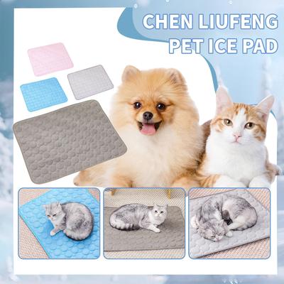Pet Summer Pet Sofa Cushion Floor Cushion Dog Ice Cushion Spring And Summer Cool Cushion Ice Silk Cushion Sleeping Mat
