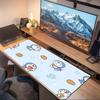 Doraemon Print  Cushion Non-slip Laptop Tablet Big Mousepad XXL Mat Mini PC Playmat With Lock edge