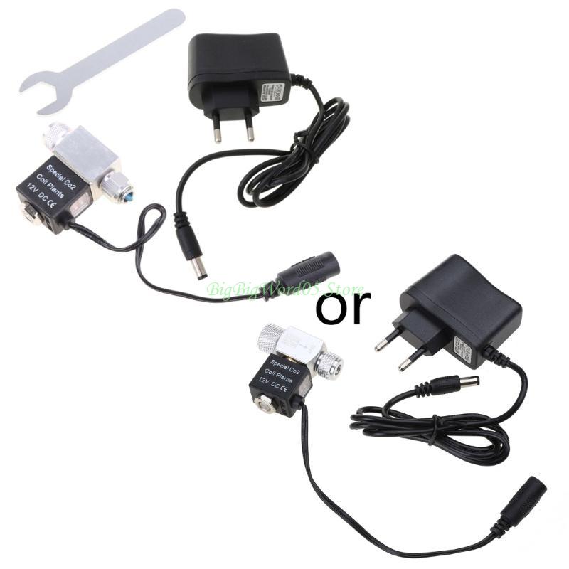 24TE Aquarium CO2 Dual Port Solenoid Valves Low Temperature System Regulator Electric Automatic Switch Pressure Valves