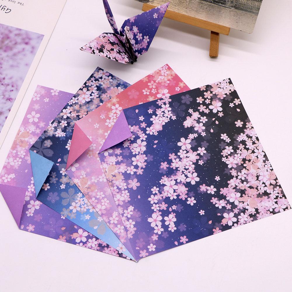 Cherry Blossom Origami Craft Paper Square Sheets
