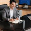 Aluminum Alloy Rotating Phone & Tablet Holder Stand for Desktop Streaming & Viewing