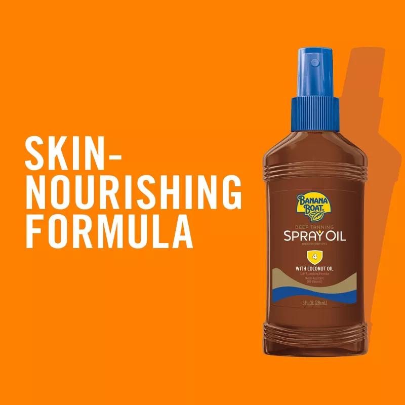Olejek w sprayu z filtrem przeciwsłonecznym SPF 4 Banana Boat 236 ml