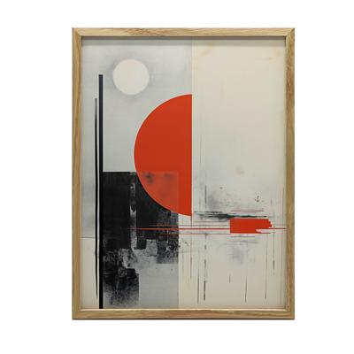 Subtle Harmony With A Bold Accent Subtle Harmony With A Bold Accent, 30X40 Cm, Unframed, Premium Canvas On Stretcher