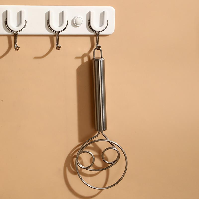 1 Stück Eier Sahne Rührstäbe Doppellöcher Mehl Kuchen Rührer Schneebesen Für Teig Brot Glatte Werkzeuge Spule Mixer Küchenhelfer