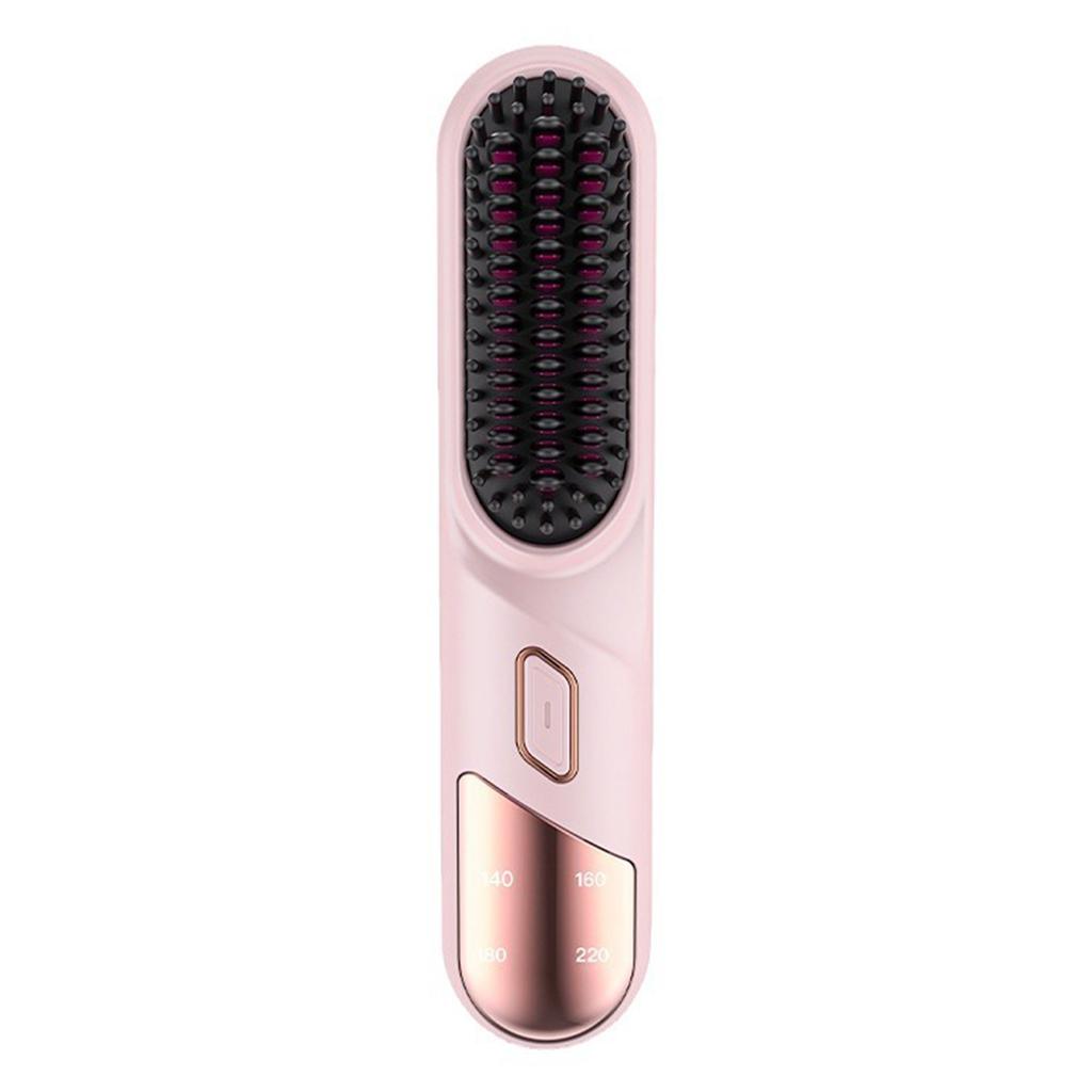 Wireless Hair Straighteners 4000mah Mini Hot Comb Dryer And Straightening Brush Hair Styling Appliances Hot Comb Straightener
