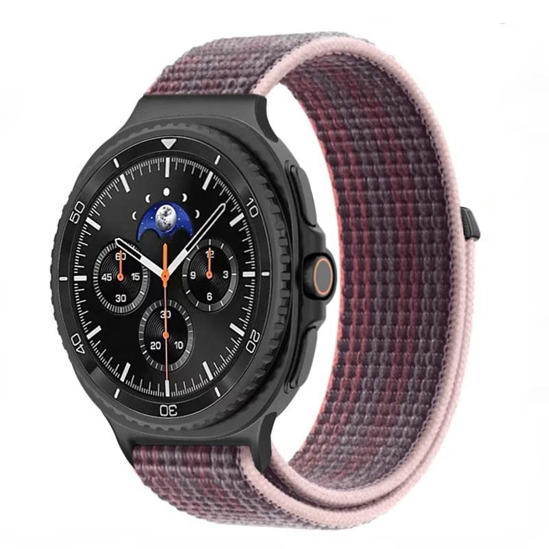Official Nylon Loop Strap For Samsung Galaxy Watch 8 40mm 44mm Metal Connecting Bracelet Galaxy Watch 8 Classic 46mm Wristband