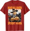 Funny Make Halloween Great Again Trump Spooky Season Unisex T-Shirt