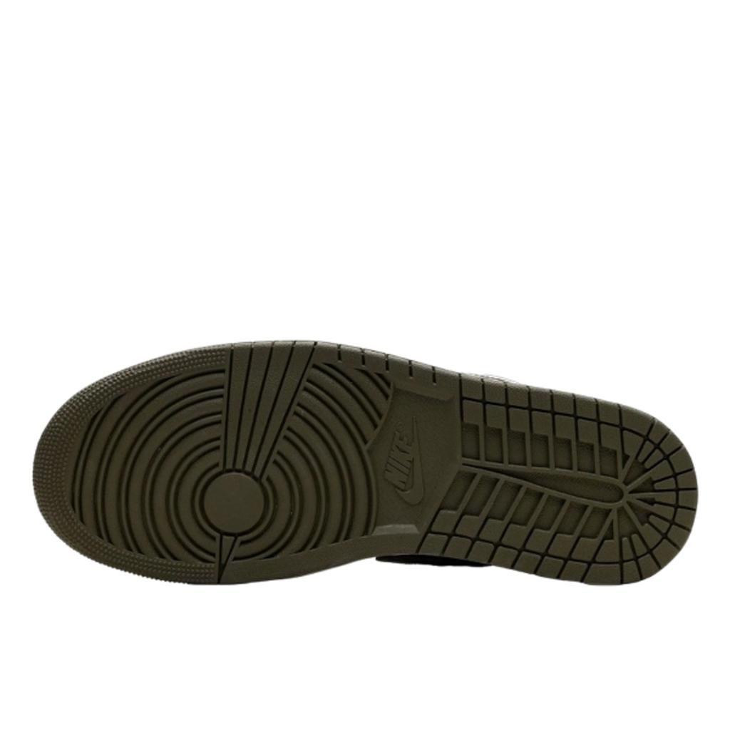 Air Jordan 1 Low Black Toe Medium Olive