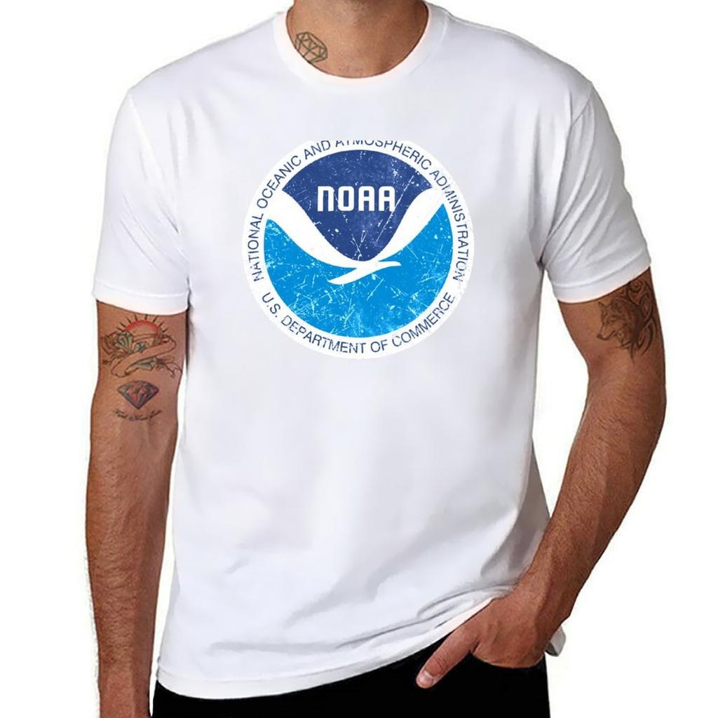 Noaa Vintage Design Tshirt Lightweight Gym Training Tshirt