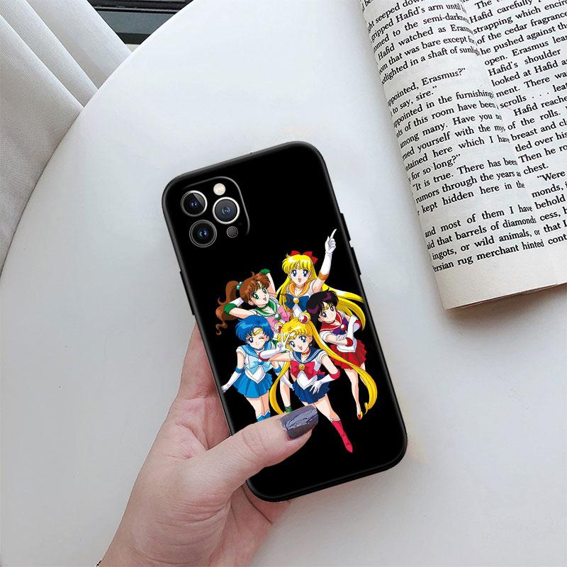 S-Sailors-wallpaper M-Moon Phone Case for Samsung Galaxy S20 S21 Ultra FE Plus A26 A30 A30S A31 A52 A42 A50 A50S