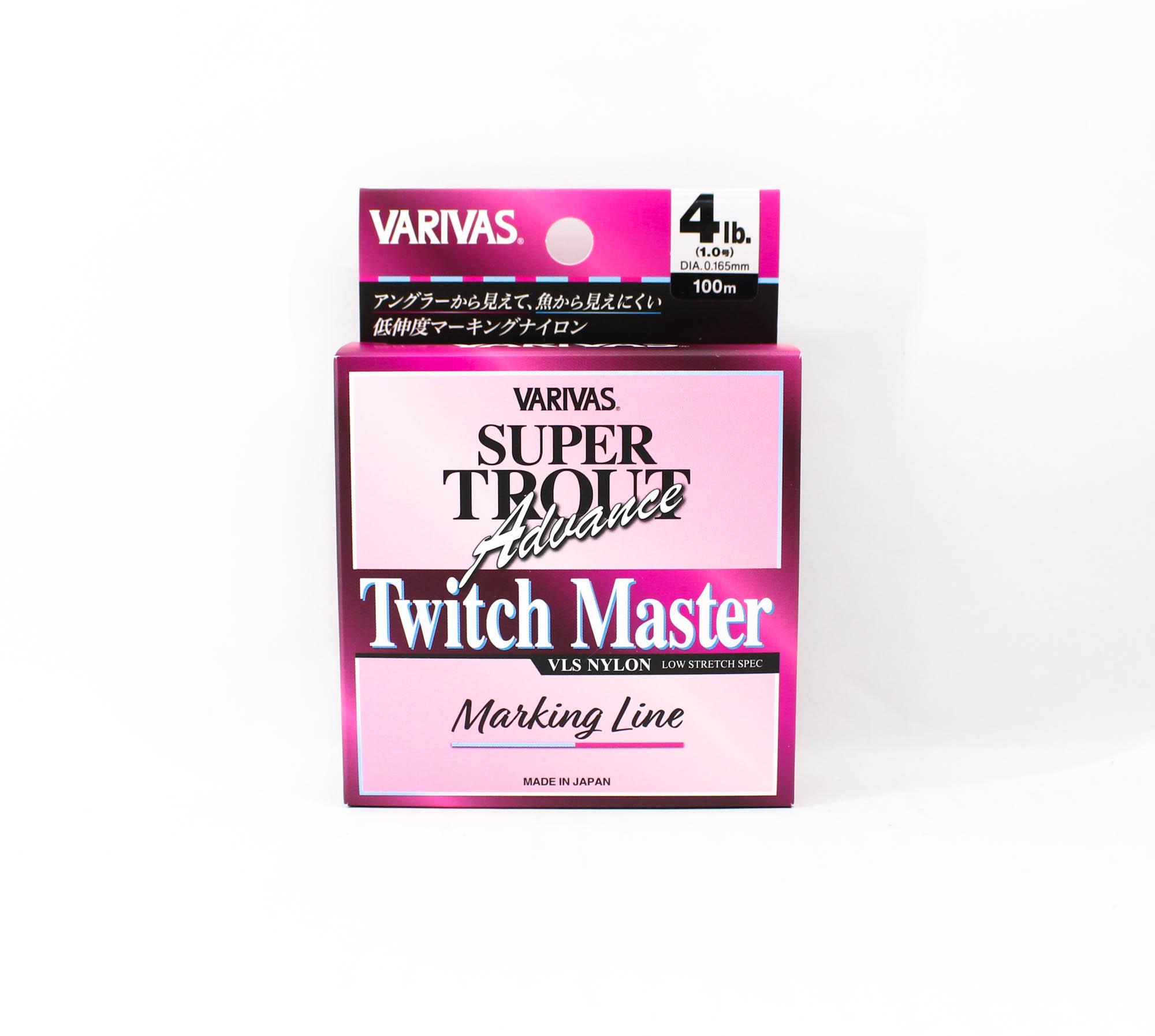 

Varivas Nylon Super Trout Advance Twitch Master Line 100m 4lb Pink (0181) розовый