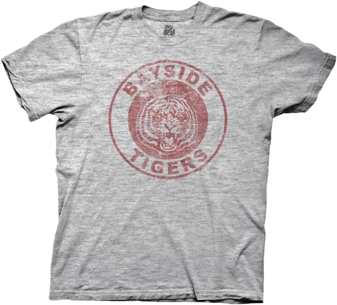 Ripple Junction Saved by the Bell Bayside Tigers Men s Retro TV Show T-Shirt S разноцветный