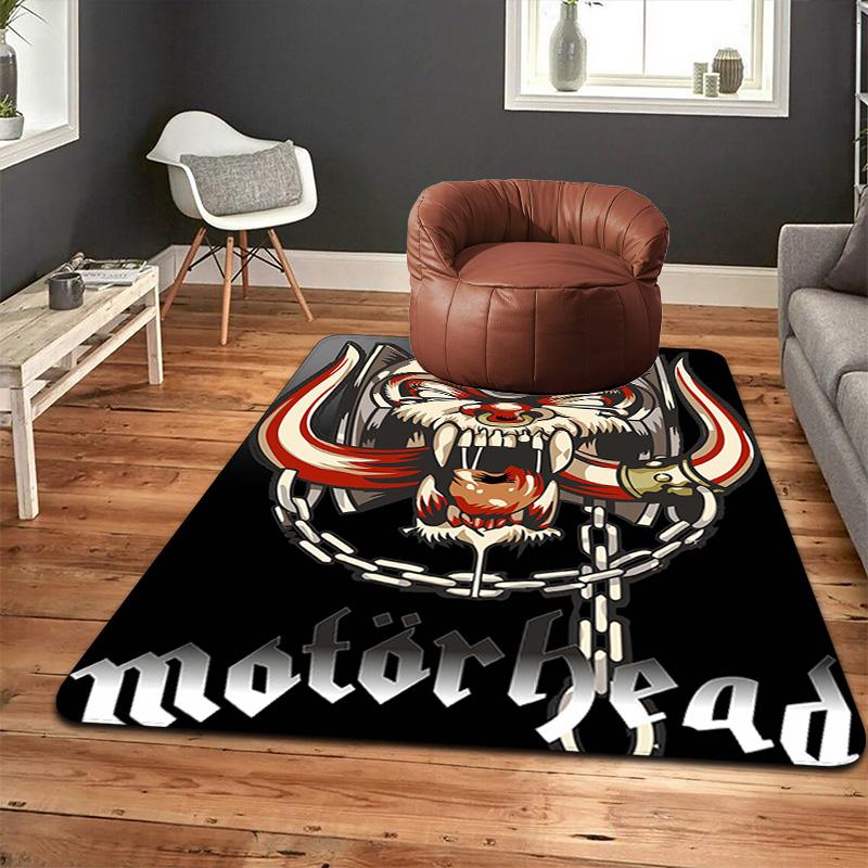 Skull and Chains Rug Floor Mat for Living Room or Bedroom Soft and Comfortable Carpet a Gift for Birthday and Holiday.ZFF0913291