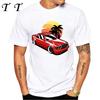 New Summer Fashion Men Short Sleeve W124  Quot Dirty Style TShirt Boy Sport Casual White Tops Vintage Car Hip HopTees
