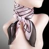 Elegant and Versatile Square Scarf Square Korean Version Spring and Autumn Thin Sunscreen Scarf Milk Scarf Temperament Soft Silk Scarf