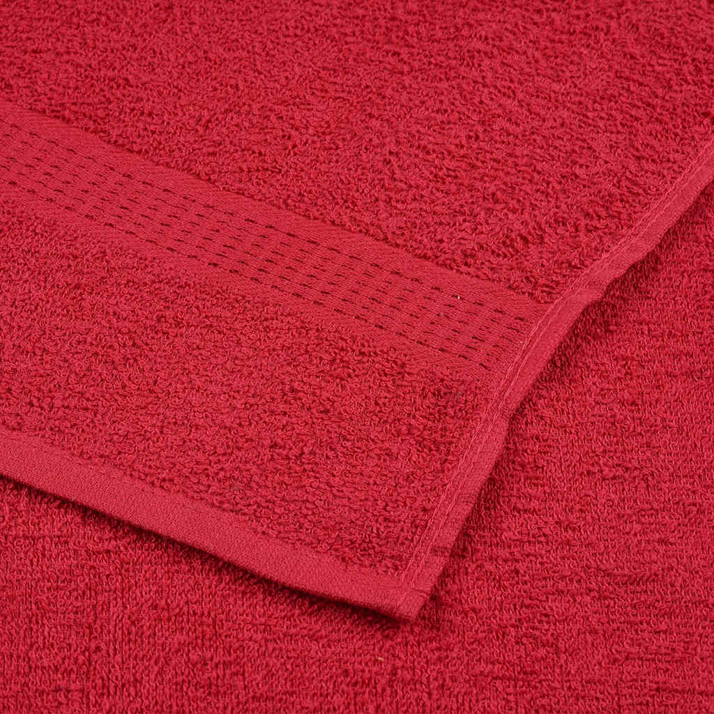 Sauna Towels FROGN 4 pcs Red 80 x 200 cm 360 g m²