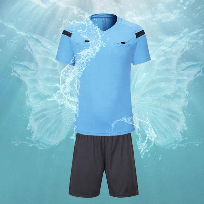 2024 Factory Price Cheap Soccer Referee Shirt Training Shirt Soccer Referee Uniform Set