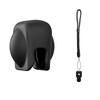Anti-lost Rope Strap for Insta360 X5 X4 Silicone Lens Protector Case for Insta 360 X5 X4 Action Camera Anti-scratch Cover Cap