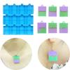 2 Pcs Love Square Silicone Molds Diy Crafts Earrings Pendant Tag Keychain Making