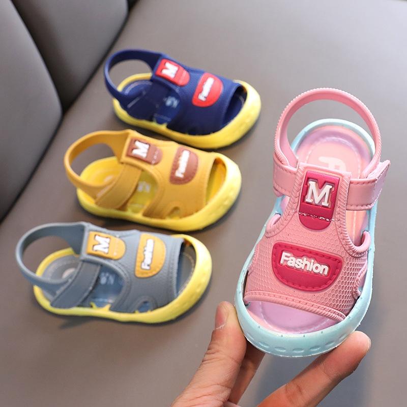 Baby Sandals Newborn Boys Girls Toddler Soft Sole Non-slip Princess Shoes Kids Fashion Casual Beach Sandals