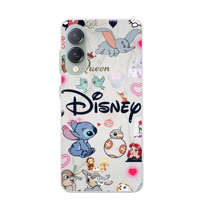 Cover Per Samsung Galaxy S25 Edge Personaggi Disney Stitch Ariel Dumbo Maniacase nero