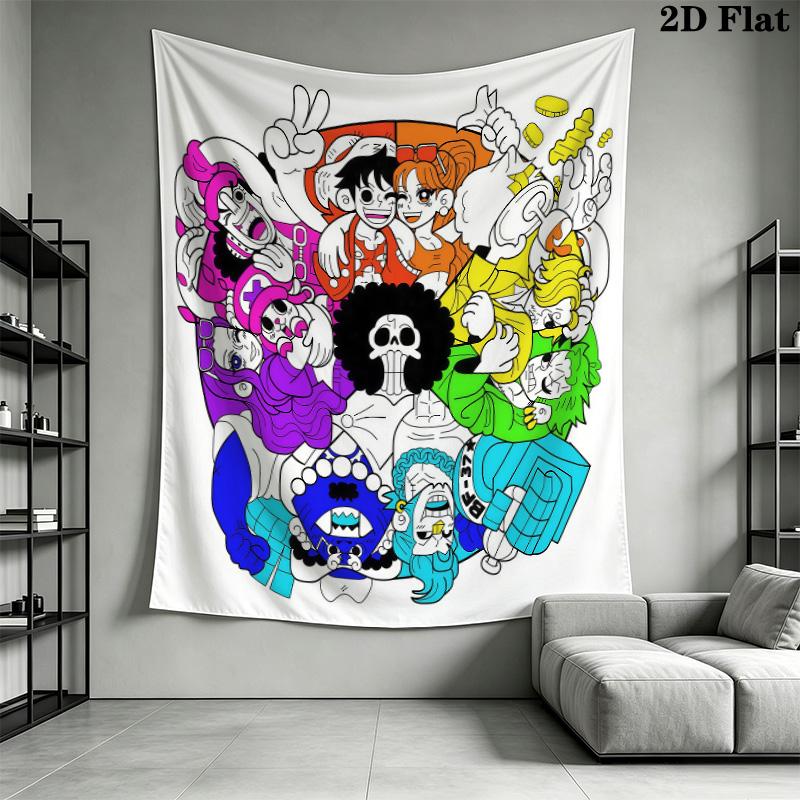 One Piece Wall Tapestry Aesthetic Wall Hanging Printed Fabric Blanket Decorative Tapestries For Bedroom Living Room Home Decor