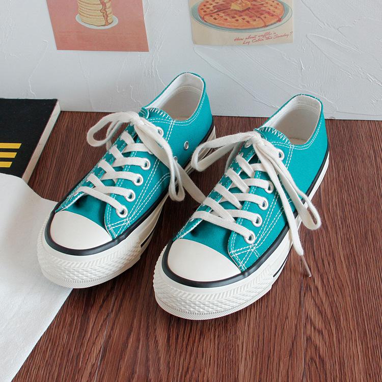 Damen-Segeltuchschuhe, lässig, niedlich, Sneakers, niedrig geschnitten, zum Schnüren, modisch, bequem zum Gehen
