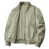 Men's Cotton Flight Jacket - Casual Air Force Baseball Collar Outerwear