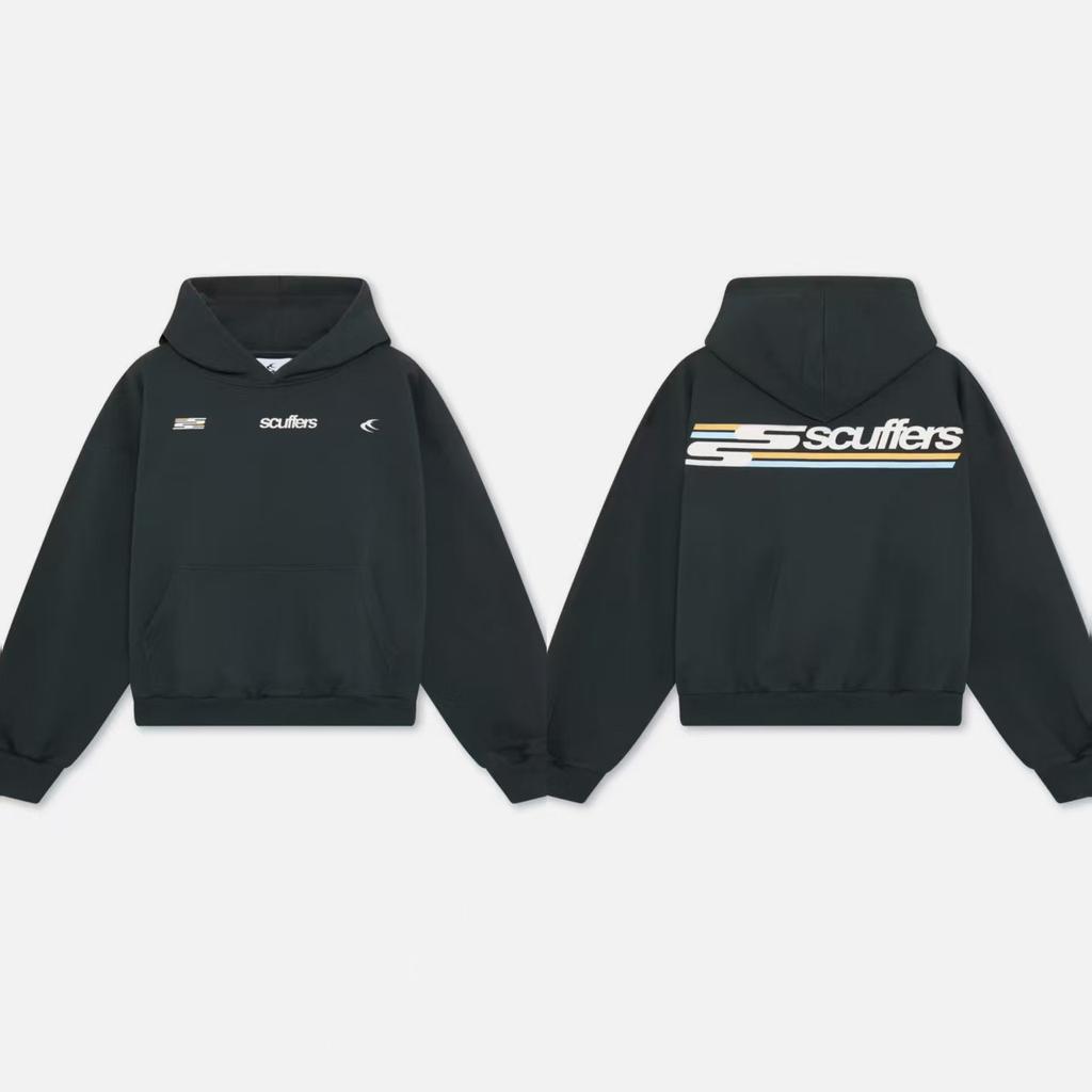 Amerikanischer Stil Bedruckte Design Kapuzenpullover Hip-Hop Verkleidung Schwarze Übergroße Jacken Unisex