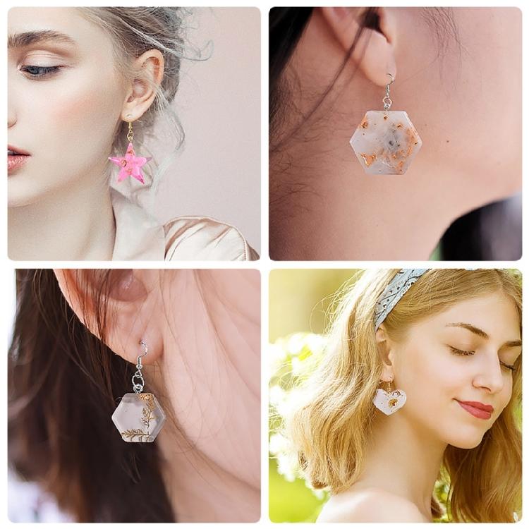 Keychain Earring Pendant Casting Mold Ornament 3D Silicone Epoxy Casting Mould