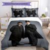 3pcs Sherlock Bedding Set Duvet Cover Closure Includes 1 Duvet Cover & 2 Pillowcases, Soft and Comfortable for All Seasons.
