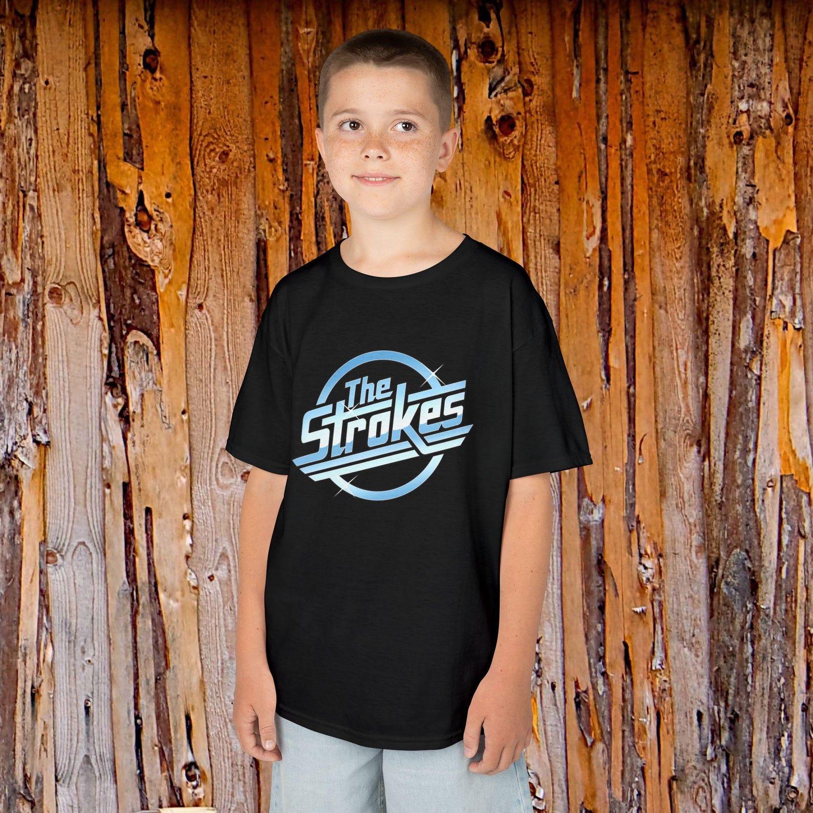 The Strokes Magna Band Logo Youth Short Sleeve Tee | Retro Band Shirt 3XL