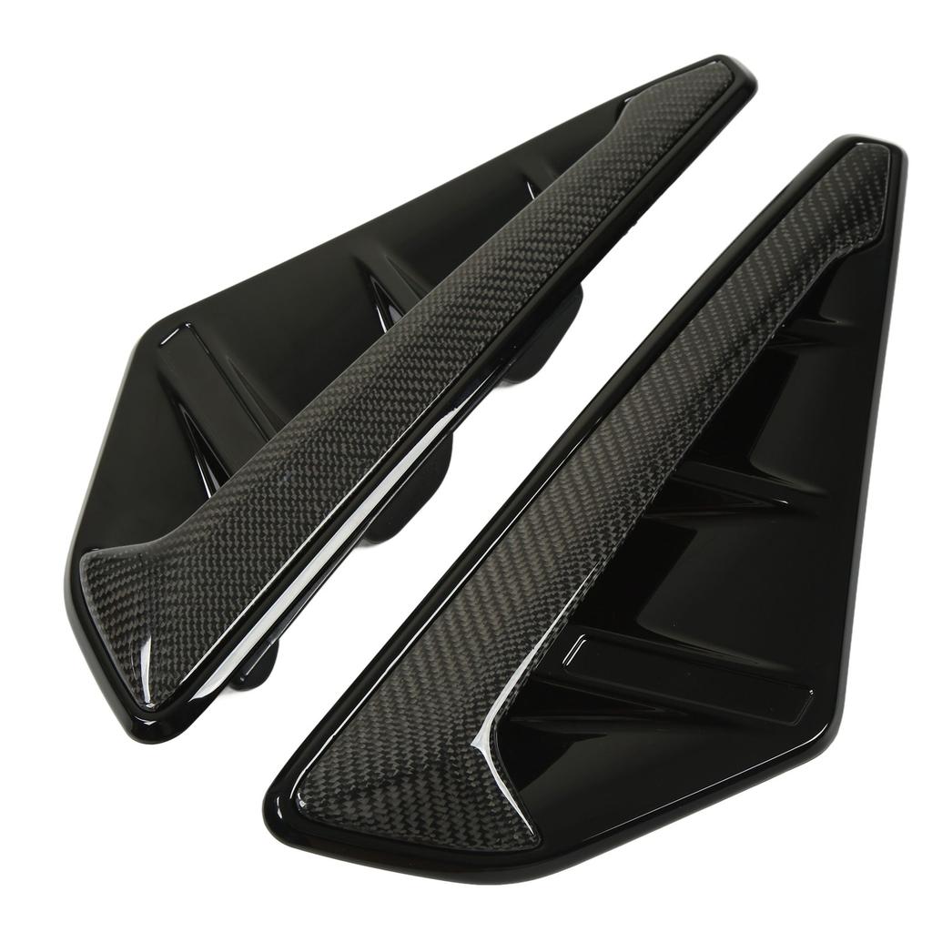 1 Pair Fender Side Vent Cover Trim Carbon Fiber Air Outlet Frame Replacement for X5 X5M F95 2019‑2022