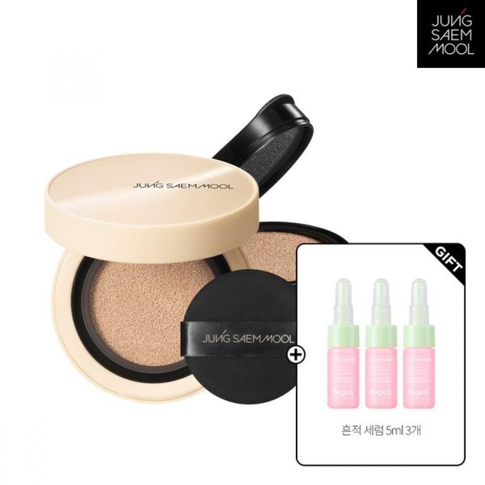 Jungsaemmool Skin Nuder Cushion Включает сменный блок + Пробный набор Boosting Fairlight