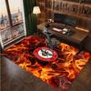 Brentford Football Print Crystal Velvet Rug, Comfortable Water Absorbent Non Slip Indoor Floor Carpet