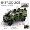 1/32 Dongfeng Mengshi Simulationslegierung Militärisches Geländepanzerfahrzeug Modell Pull-Back Sammlerstück Schreibtischornament