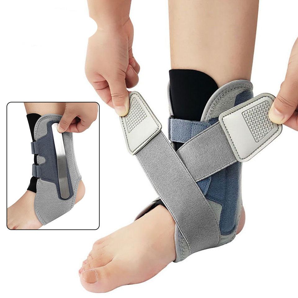 1Pcs Sports Ankle Brace Ankle Sprained Joint Support Aluminum Strip Support Binding Tape Pressurized Fixed Ankle Brace