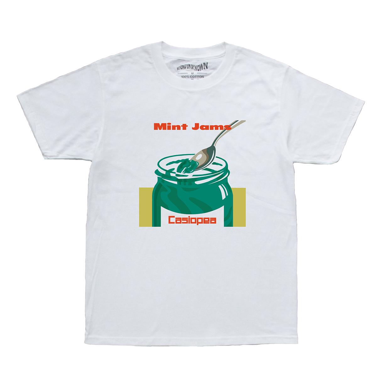 

Casiopea T Shirt Mint Jams Japanese 80S Fusion Music Group Unisex Graphic Top Short Sleeves Printed Unisex Summer Cotton Shirts S