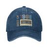 Vintage 1986 Made In 1986 40th Birthday 40 Years Old Casual Baseball Cap For Men Summer Fishing Trucker Hat Fashion Snapback Cap