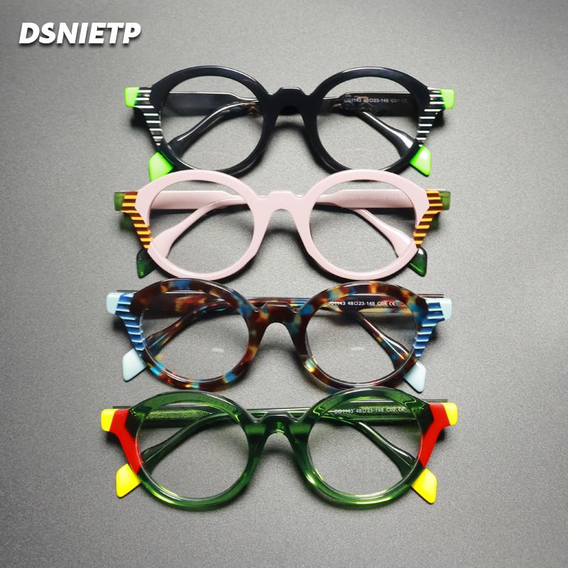 Designer Acetate Reading Glasses Men Anti Blue Light Myopia Prescription Glasses Women Luxury Brand Photochromic Eyewear