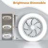 Lampada Ventola da Soffitto Silenziosa da 20 Pollici 110V-220V Lampada Ventola da Soffitto Regolabile a Sei Velocità per Camera da Letto Lampada Ventola da Soffitto Elettrica