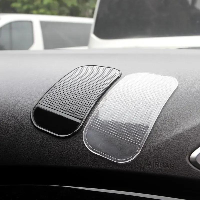 1/5pcs Universal Car Dashboard Non Slip Grip Sticky Pad Phone Holder Mat Anti-skid Silicone Mat Car Mat Car Interior Accessories